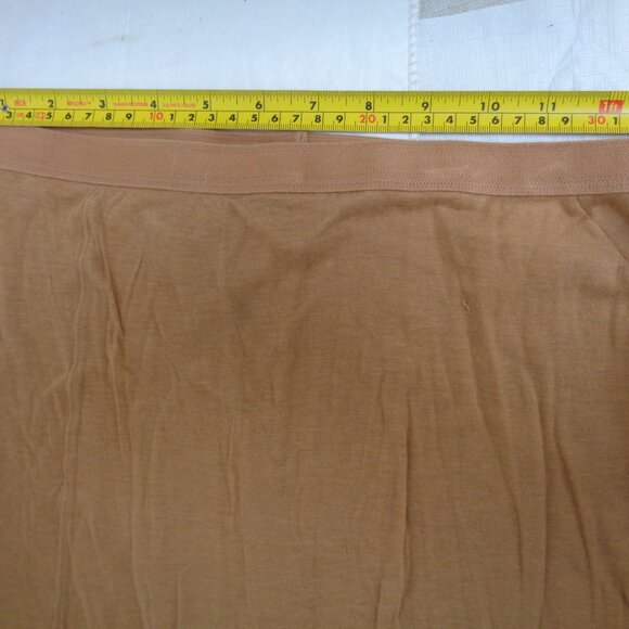 RICK OWENS LILIES Asymmetrical Pull-on Maxi Skirt "Rose" Tan Women's Size 8 - Picture 2 of 12